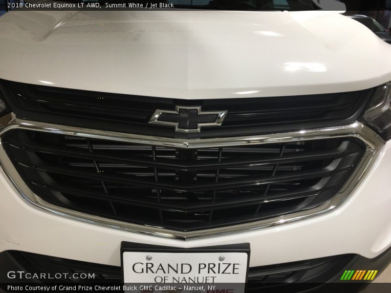Summit White / Jet Black 2018 Chevrolet Equinox LT AWD
