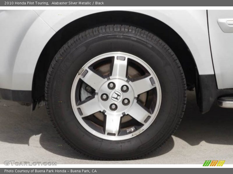 Alabaster Silver Metallic / Black 2010 Honda Pilot Touring