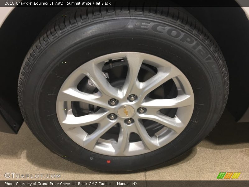 Summit White / Jet Black 2018 Chevrolet Equinox LT AWD