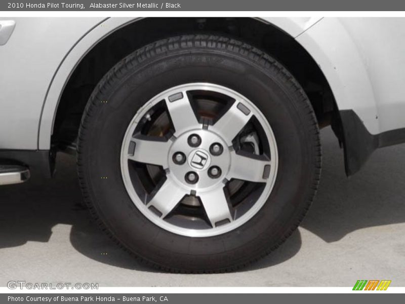 Alabaster Silver Metallic / Black 2010 Honda Pilot Touring