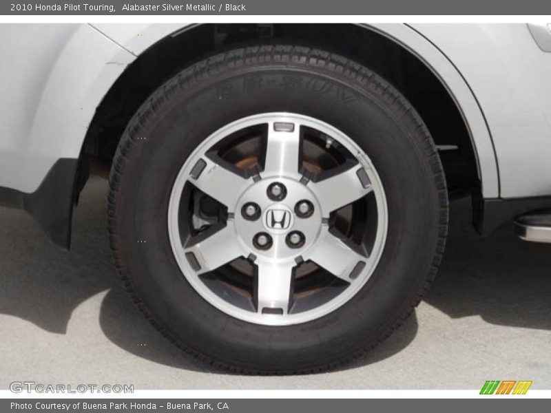 Alabaster Silver Metallic / Black 2010 Honda Pilot Touring