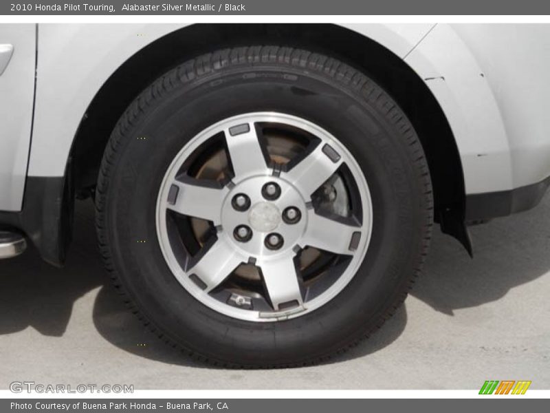 Alabaster Silver Metallic / Black 2010 Honda Pilot Touring