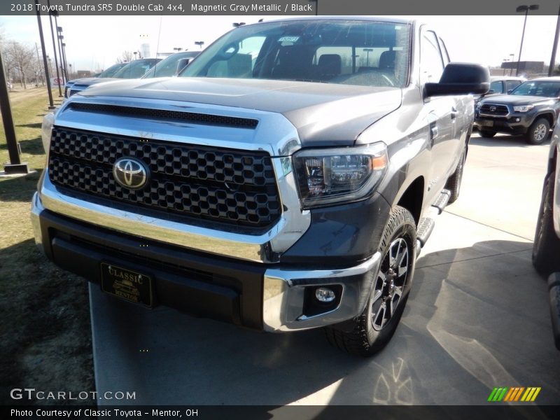 Magnetic Gray Metallic / Black 2018 Toyota Tundra SR5 Double Cab 4x4