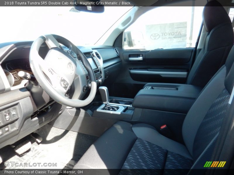 Magnetic Gray Metallic / Black 2018 Toyota Tundra SR5 Double Cab 4x4