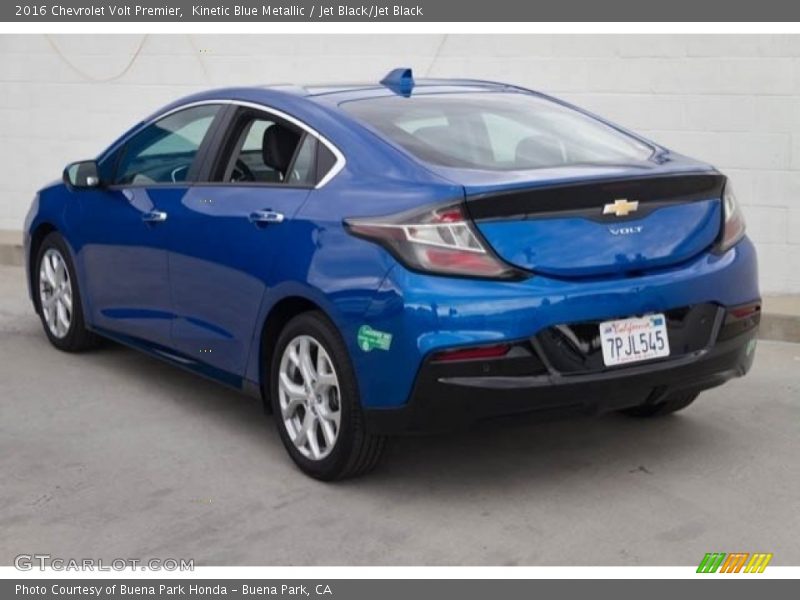 Kinetic Blue Metallic / Jet Black/Jet Black 2016 Chevrolet Volt Premier