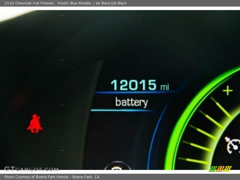 Kinetic Blue Metallic / Jet Black/Jet Black 2016 Chevrolet Volt Premier