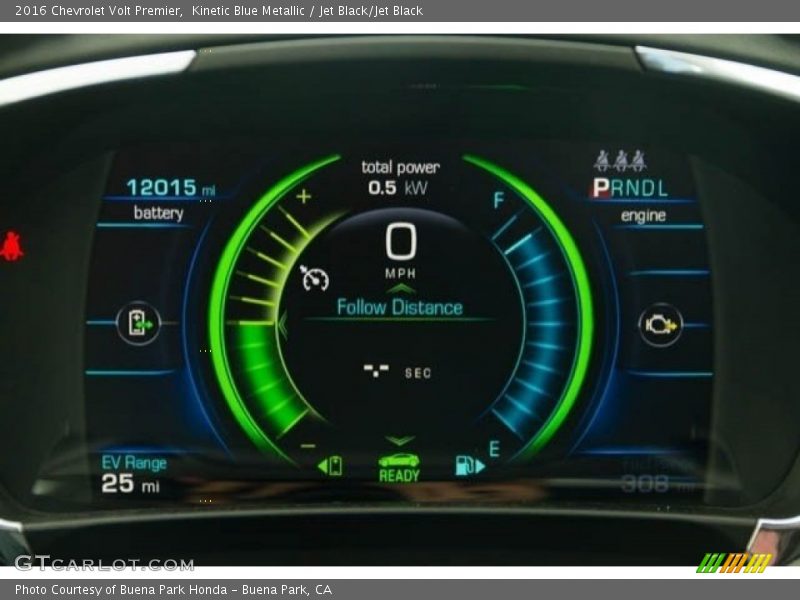 Kinetic Blue Metallic / Jet Black/Jet Black 2016 Chevrolet Volt Premier