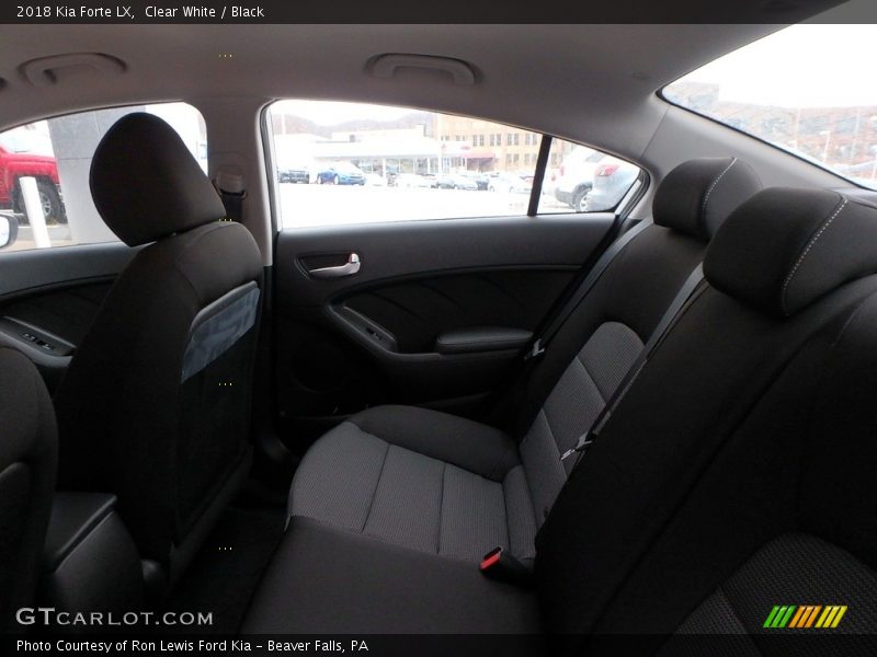Clear White / Black 2018 Kia Forte LX