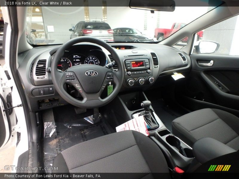  2018 Forte LX Black Interior