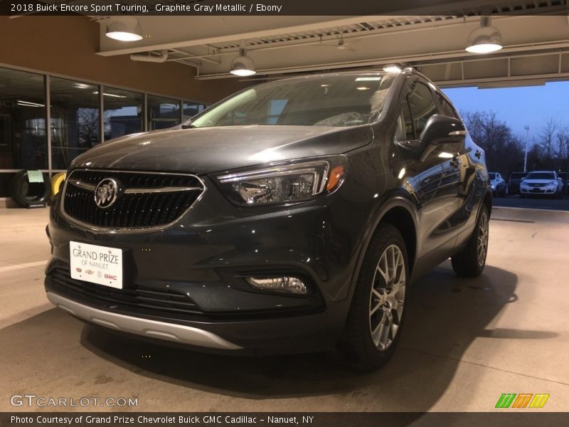 Graphite Gray Metallic / Ebony 2018 Buick Encore Sport Touring