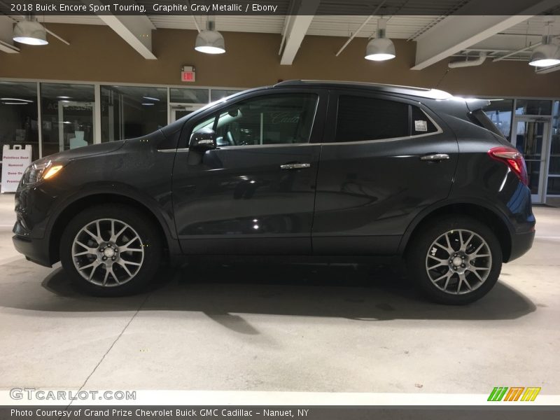 Graphite Gray Metallic / Ebony 2018 Buick Encore Sport Touring