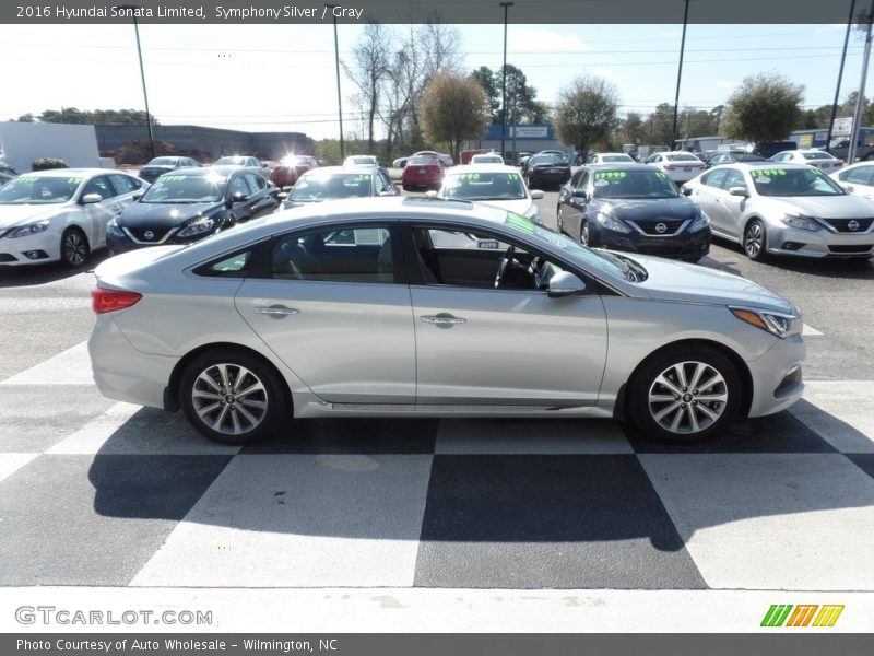 Symphony Silver / Gray 2016 Hyundai Sonata Limited