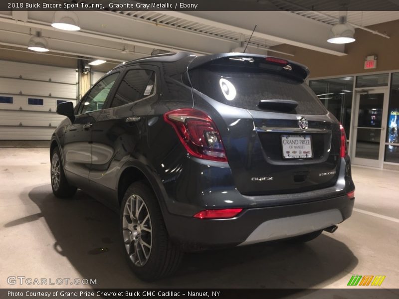 Graphite Gray Metallic / Ebony 2018 Buick Encore Sport Touring