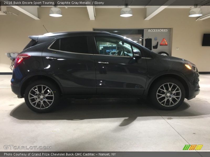 Graphite Gray Metallic / Ebony 2018 Buick Encore Sport Touring
