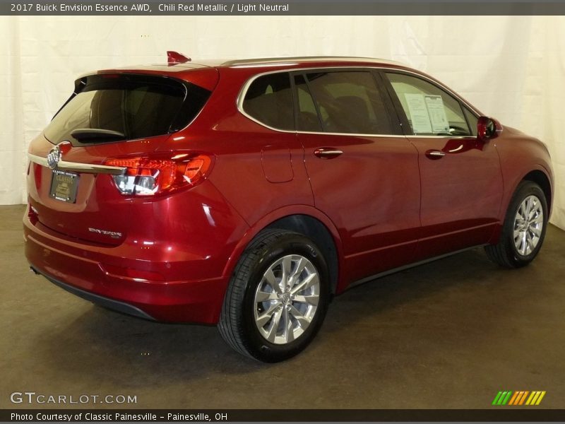Chili Red Metallic / Light Neutral 2017 Buick Envision Essence AWD