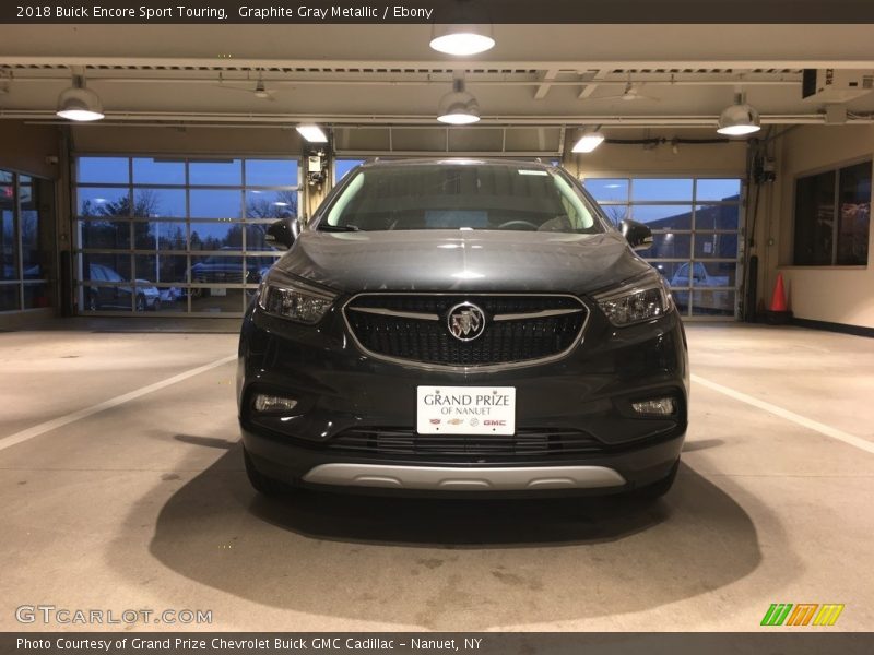 Graphite Gray Metallic / Ebony 2018 Buick Encore Sport Touring