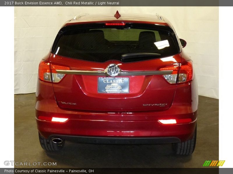 Chili Red Metallic / Light Neutral 2017 Buick Envision Essence AWD