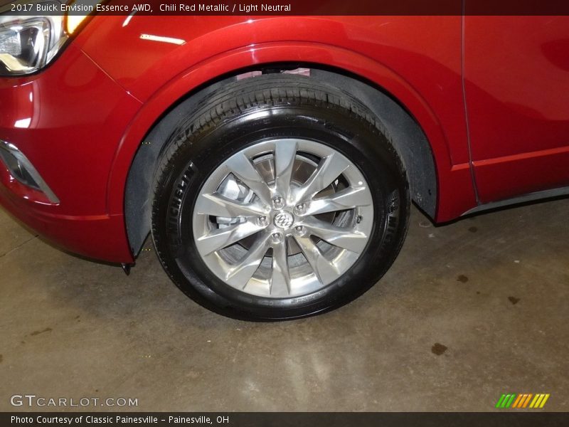 Chili Red Metallic / Light Neutral 2017 Buick Envision Essence AWD