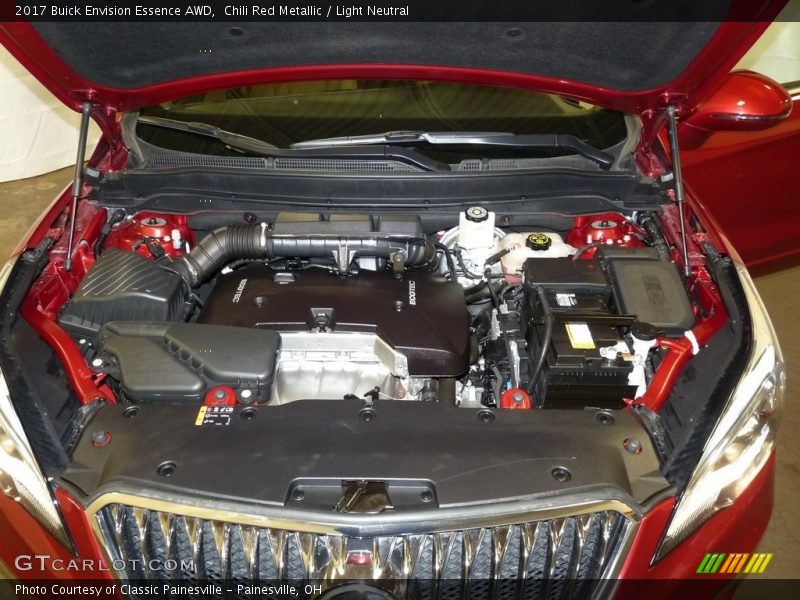 Chili Red Metallic / Light Neutral 2017 Buick Envision Essence AWD