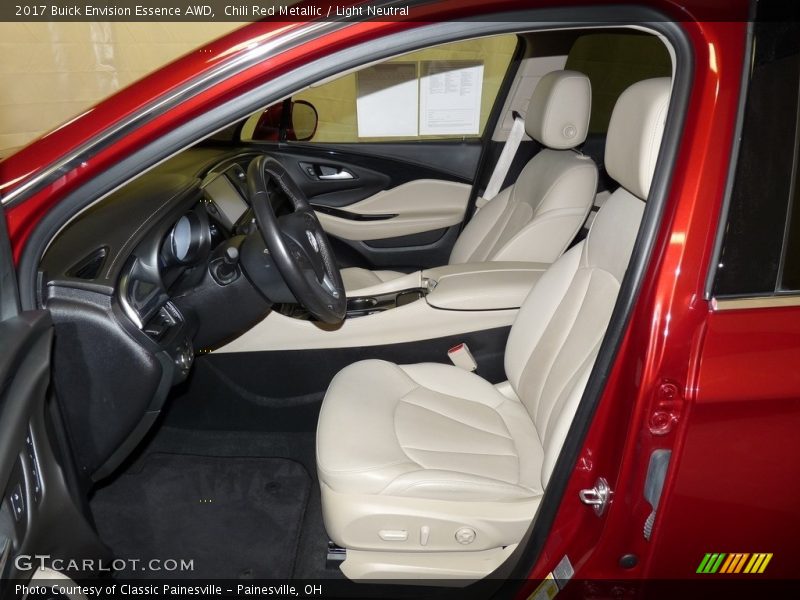 Chili Red Metallic / Light Neutral 2017 Buick Envision Essence AWD