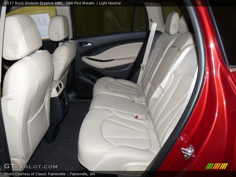 Chili Red Metallic / Light Neutral 2017 Buick Envision Essence AWD