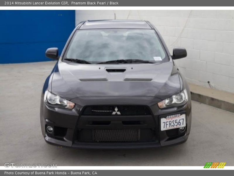 Phantom Black Pearl / Black 2014 Mitsubishi Lancer Evolution GSR