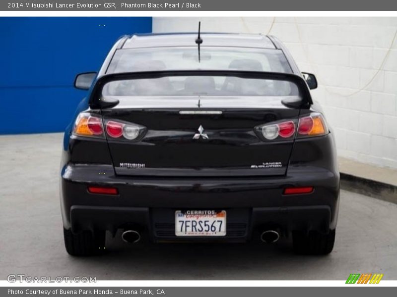 Phantom Black Pearl / Black 2014 Mitsubishi Lancer Evolution GSR