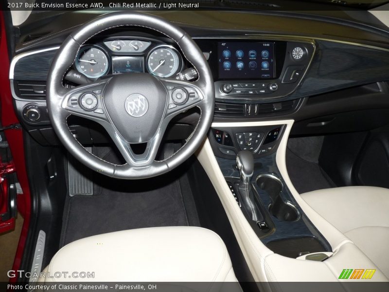 Chili Red Metallic / Light Neutral 2017 Buick Envision Essence AWD