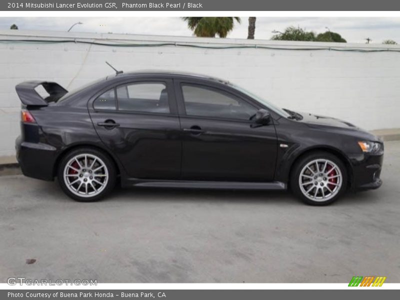 Phantom Black Pearl / Black 2014 Mitsubishi Lancer Evolution GSR