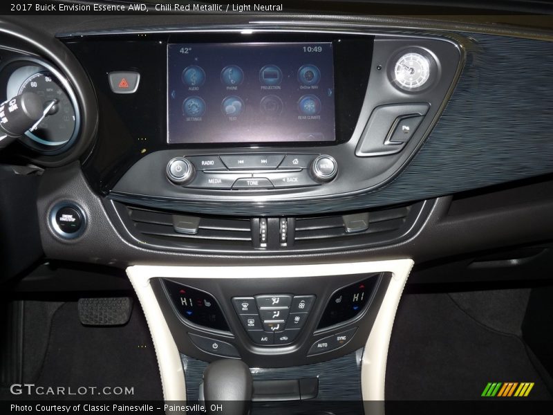 Chili Red Metallic / Light Neutral 2017 Buick Envision Essence AWD
