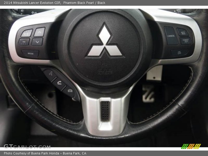 Phantom Black Pearl / Black 2014 Mitsubishi Lancer Evolution GSR