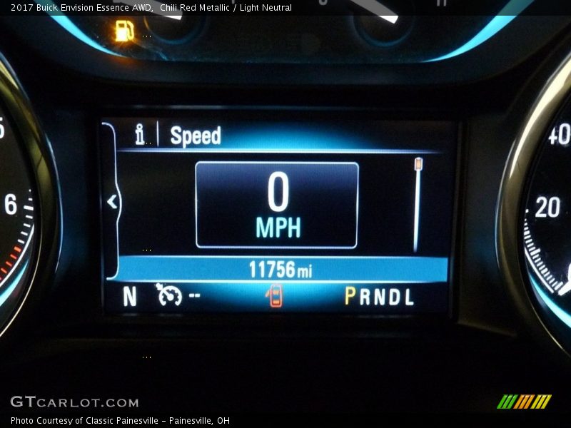 Chili Red Metallic / Light Neutral 2017 Buick Envision Essence AWD