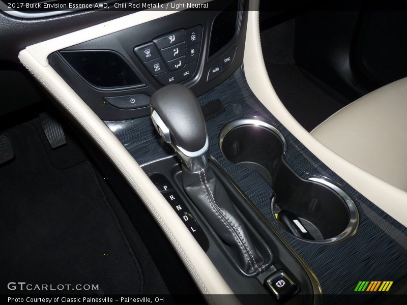 Chili Red Metallic / Light Neutral 2017 Buick Envision Essence AWD