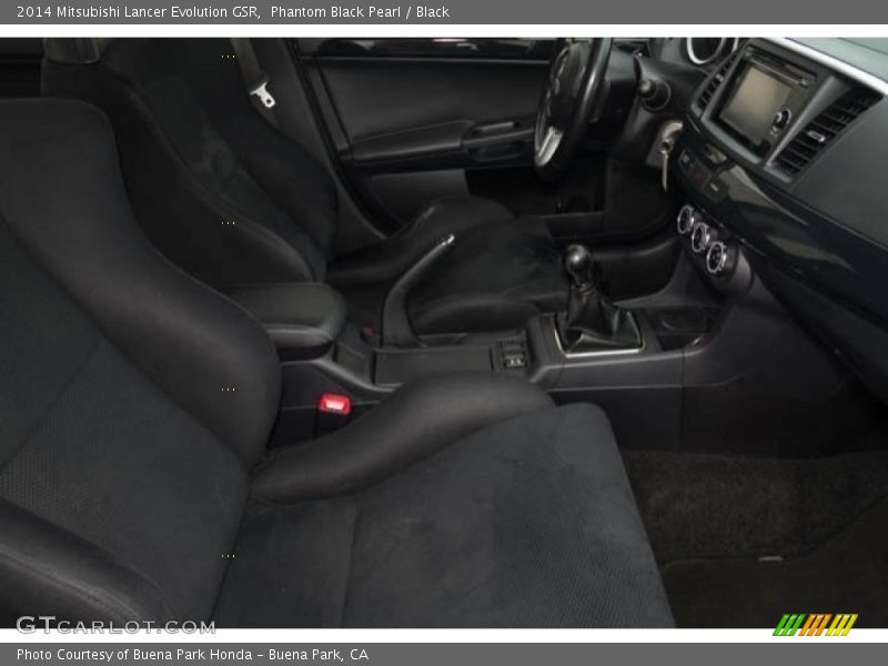 Phantom Black Pearl / Black 2014 Mitsubishi Lancer Evolution GSR