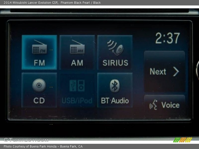 Phantom Black Pearl / Black 2014 Mitsubishi Lancer Evolution GSR