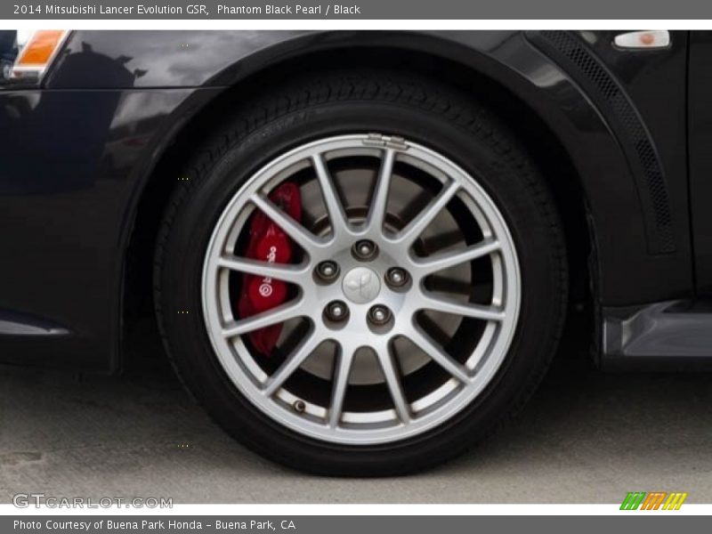 Phantom Black Pearl / Black 2014 Mitsubishi Lancer Evolution GSR