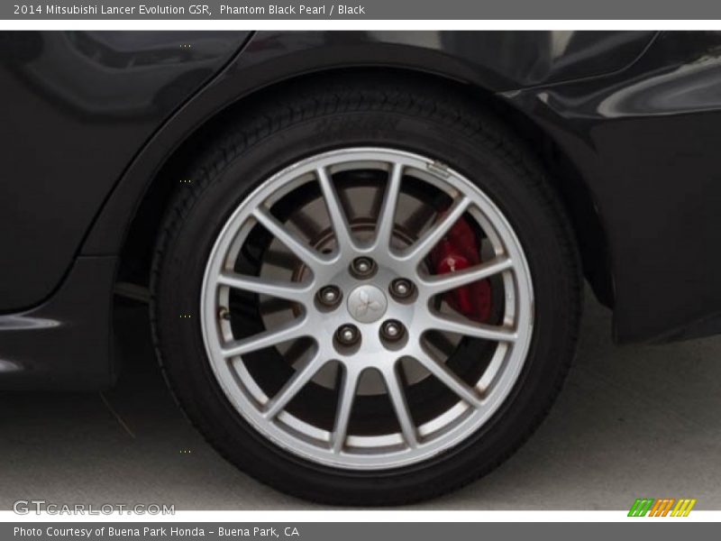 Phantom Black Pearl / Black 2014 Mitsubishi Lancer Evolution GSR