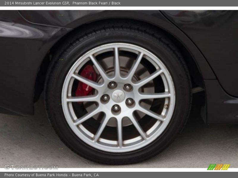Phantom Black Pearl / Black 2014 Mitsubishi Lancer Evolution GSR