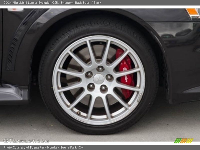 Phantom Black Pearl / Black 2014 Mitsubishi Lancer Evolution GSR