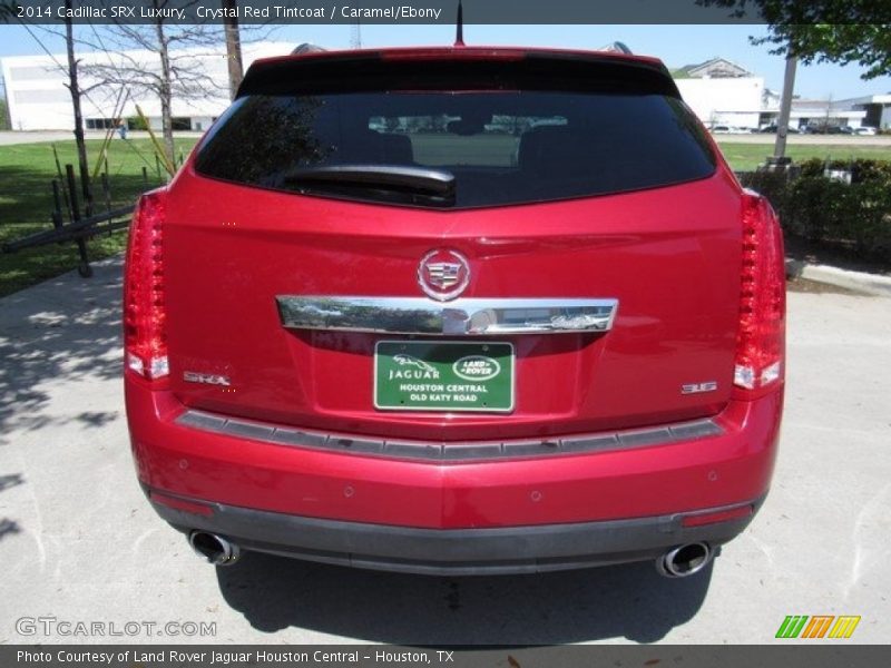 Crystal Red Tintcoat / Caramel/Ebony 2014 Cadillac SRX Luxury