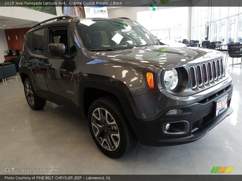 Granite Crystal Metallic / Black 2018 Jeep Renegade Latitude 4x4