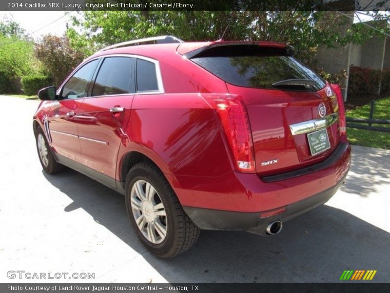 Crystal Red Tintcoat / Caramel/Ebony 2014 Cadillac SRX Luxury
