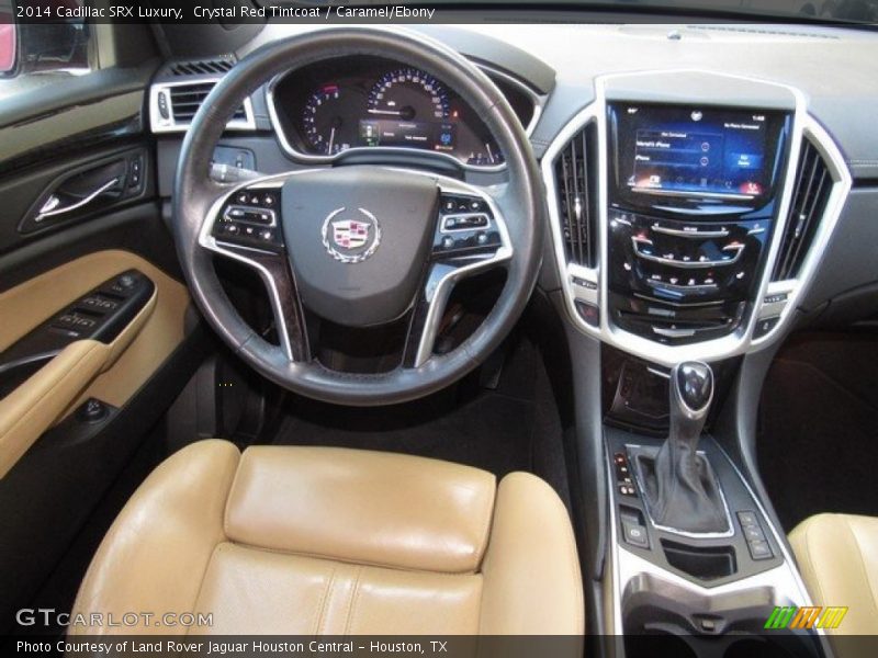Crystal Red Tintcoat / Caramel/Ebony 2014 Cadillac SRX Luxury