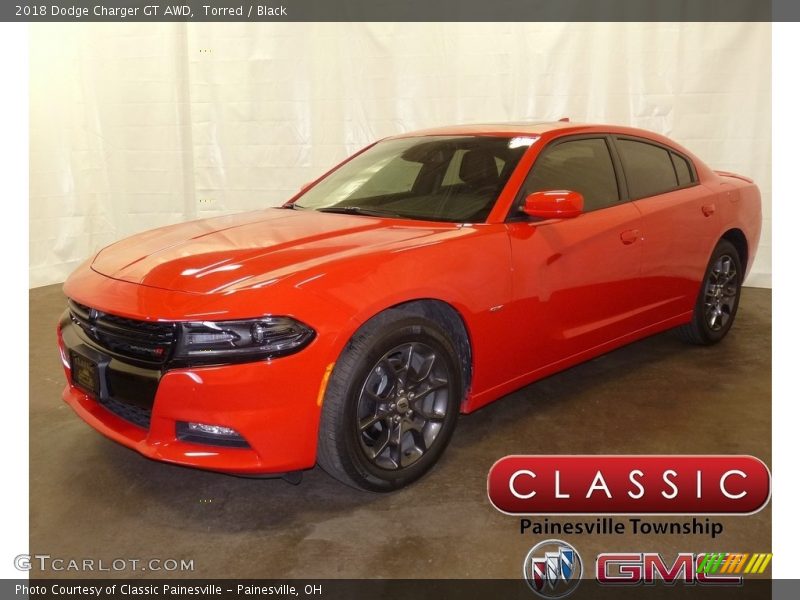 Torred / Black 2018 Dodge Charger GT AWD