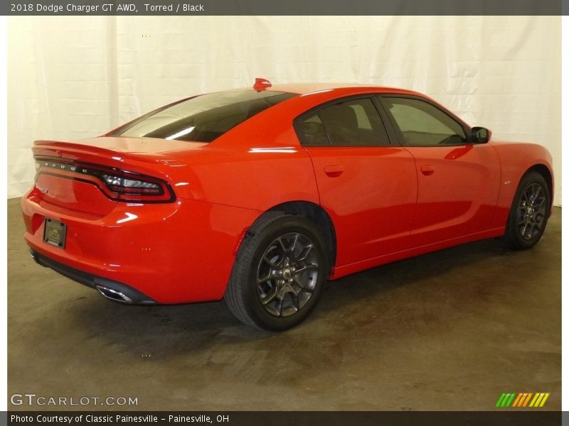 Torred / Black 2018 Dodge Charger GT AWD