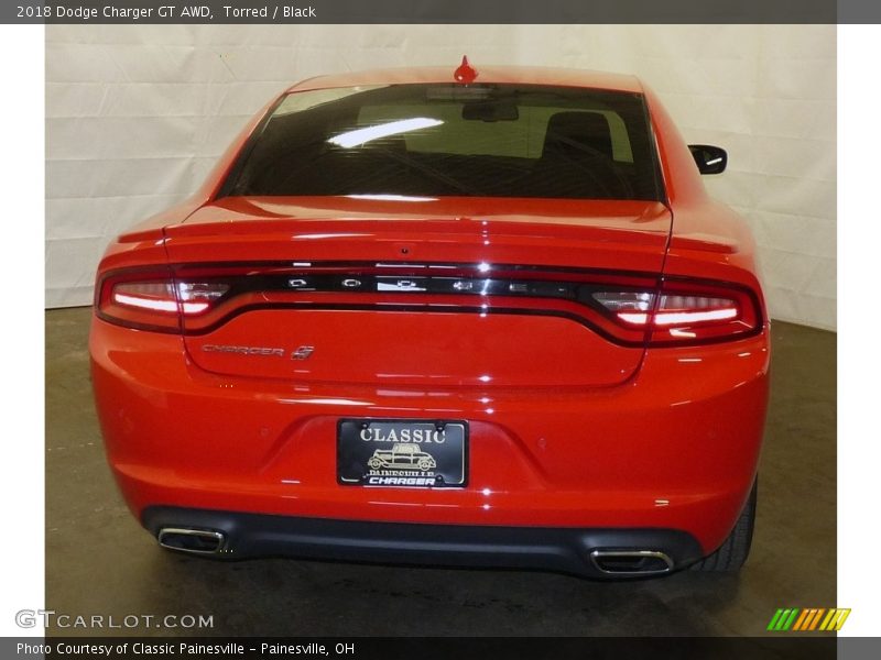 Torred / Black 2018 Dodge Charger GT AWD