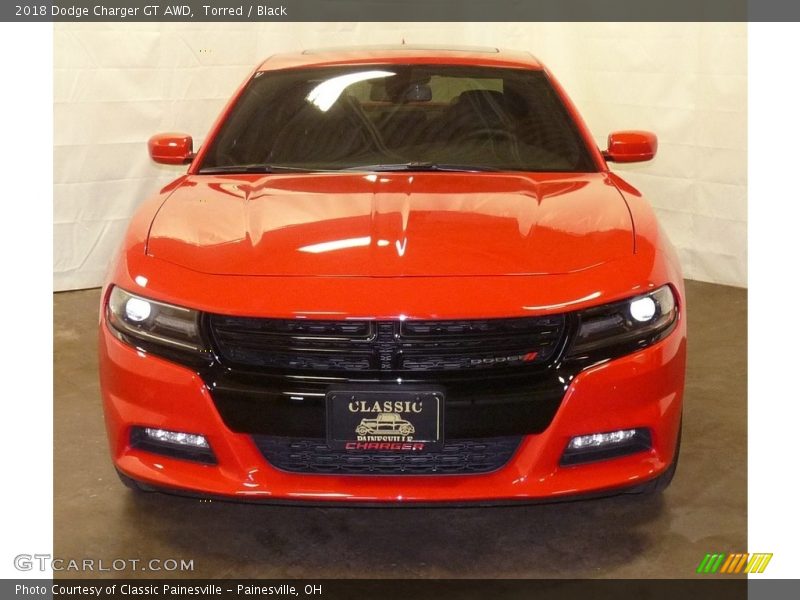 Torred / Black 2018 Dodge Charger GT AWD