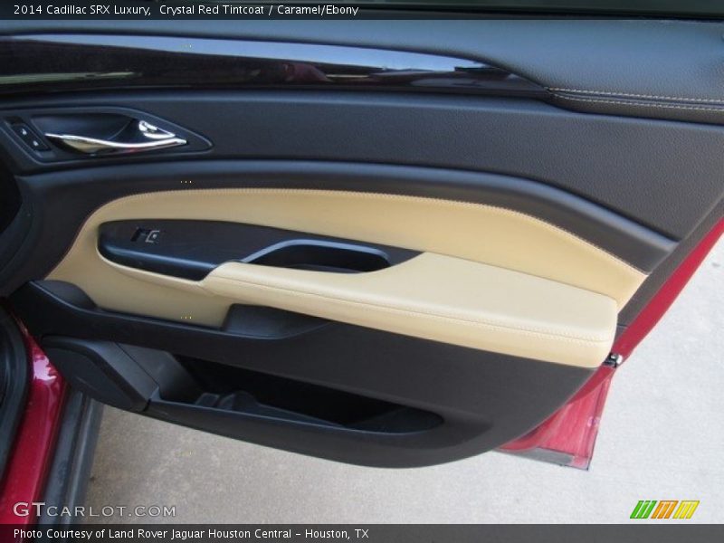 Crystal Red Tintcoat / Caramel/Ebony 2014 Cadillac SRX Luxury