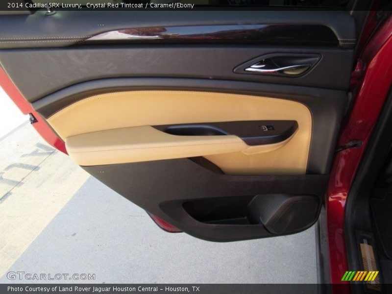 Crystal Red Tintcoat / Caramel/Ebony 2014 Cadillac SRX Luxury