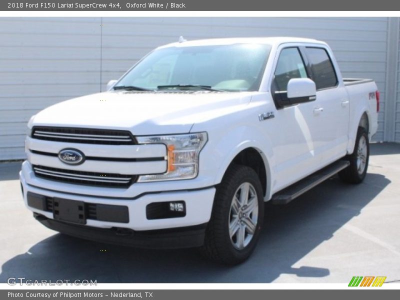 Oxford White / Black 2018 Ford F150 Lariat SuperCrew 4x4